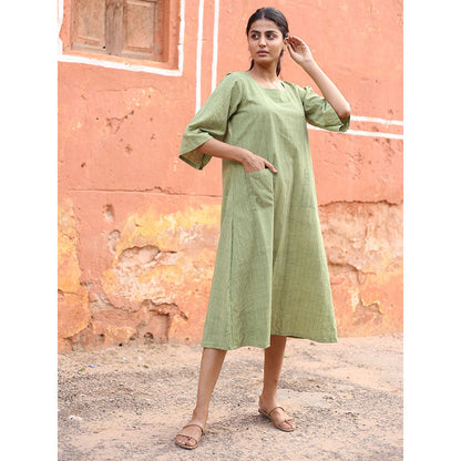 Gulabo Jaipur Green Molly Midi Dress