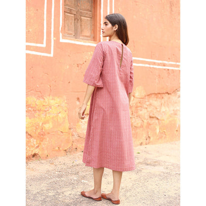 Gulabo Jaipur Pink Molly Midi Dress