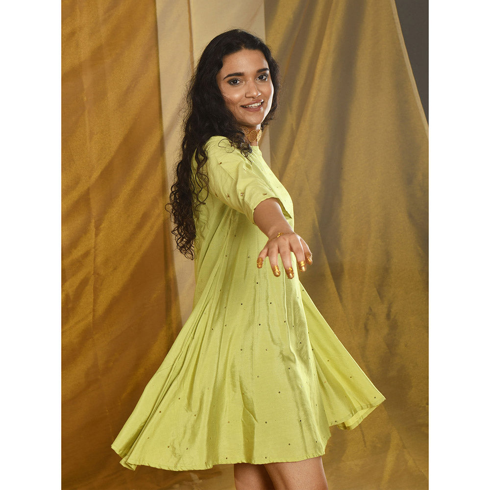 Gulaal Akka Devi Sequin Swing Dress