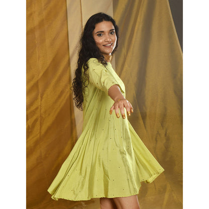Gulaal Akka Devi Sequin Swing Dress