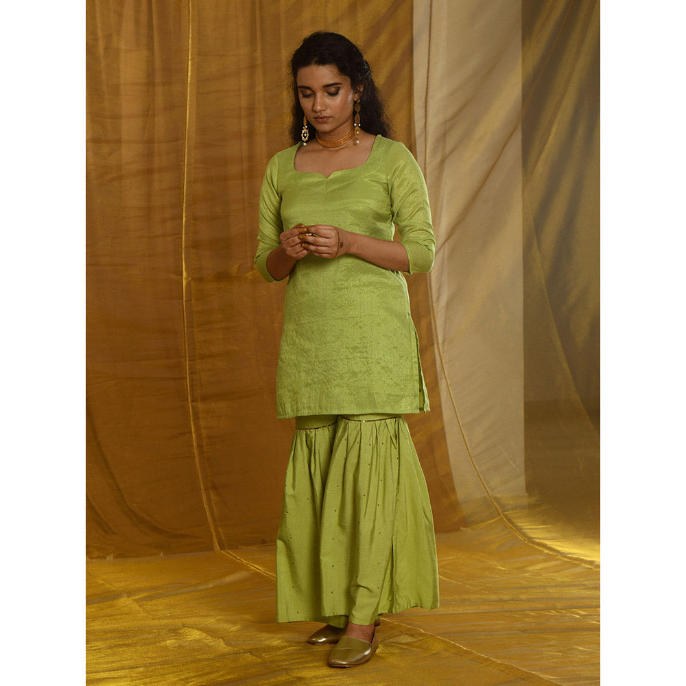 Gulaal Rudrama Kurta Sharara (Set of 3)