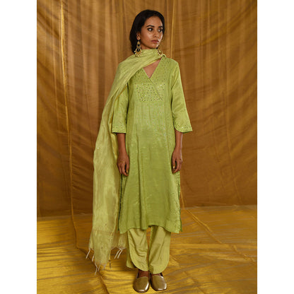 Gulaal Jodha Sequin Kurta (Set of 3)