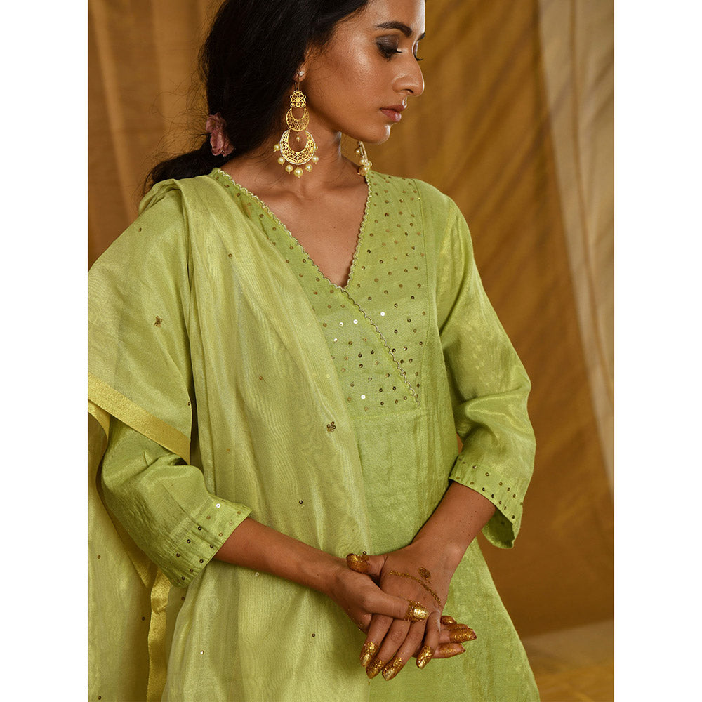 Gulaal Jodha Sequin Kurta (Set of 3)