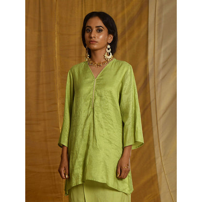 Gulaal Lakshmi Tissue Chanderi Kurta