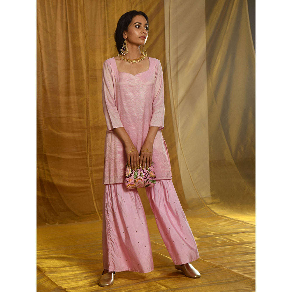 Gulaal Rudrama Kurta Sharara (Set of 3)
