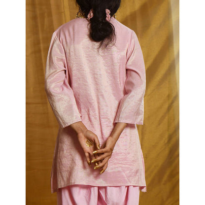 Gulaal Lakshmi Tissue Chanderi Kurta