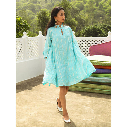 Gulaal Azora Blue Swing Dress