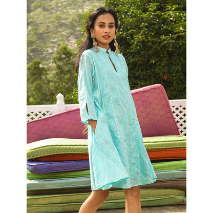 Gulaal Azora Blue Swing Dress