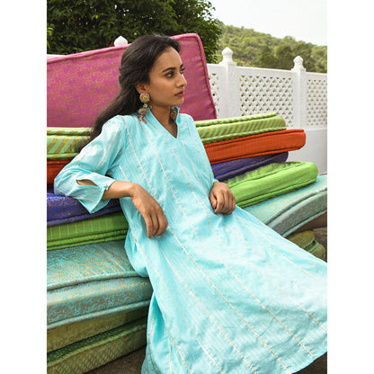 Gulaal Azora Blue Swing Dress