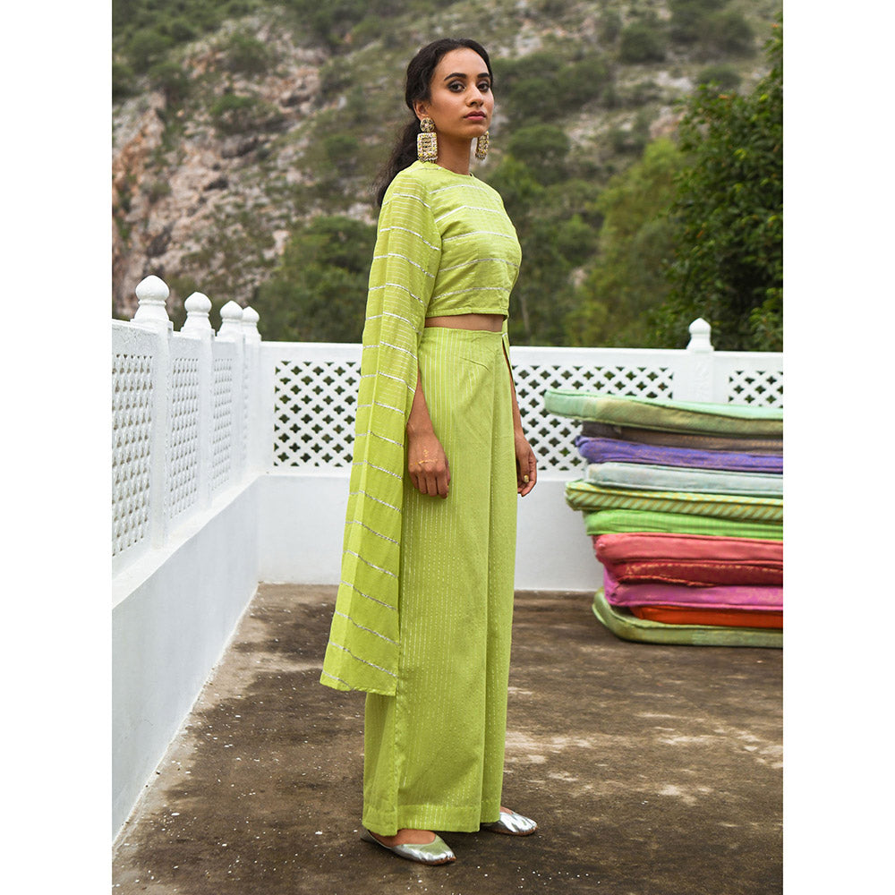 Gulaal Kashin Green Co-Ord (Set of 2)