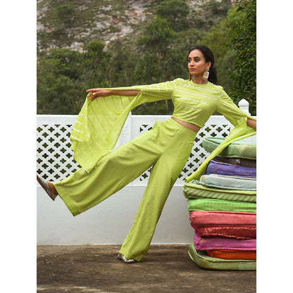 Gulaal Kashin Green Co-Ord (Set of 2)