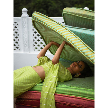 Gulaal Kashin Green Co-Ord (Set of 2)