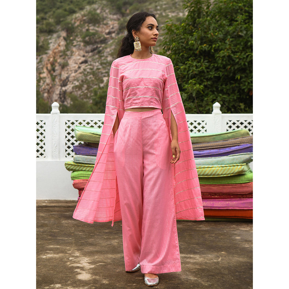 Gulaal Kaarik Pink Co-Ord (Set of 2)