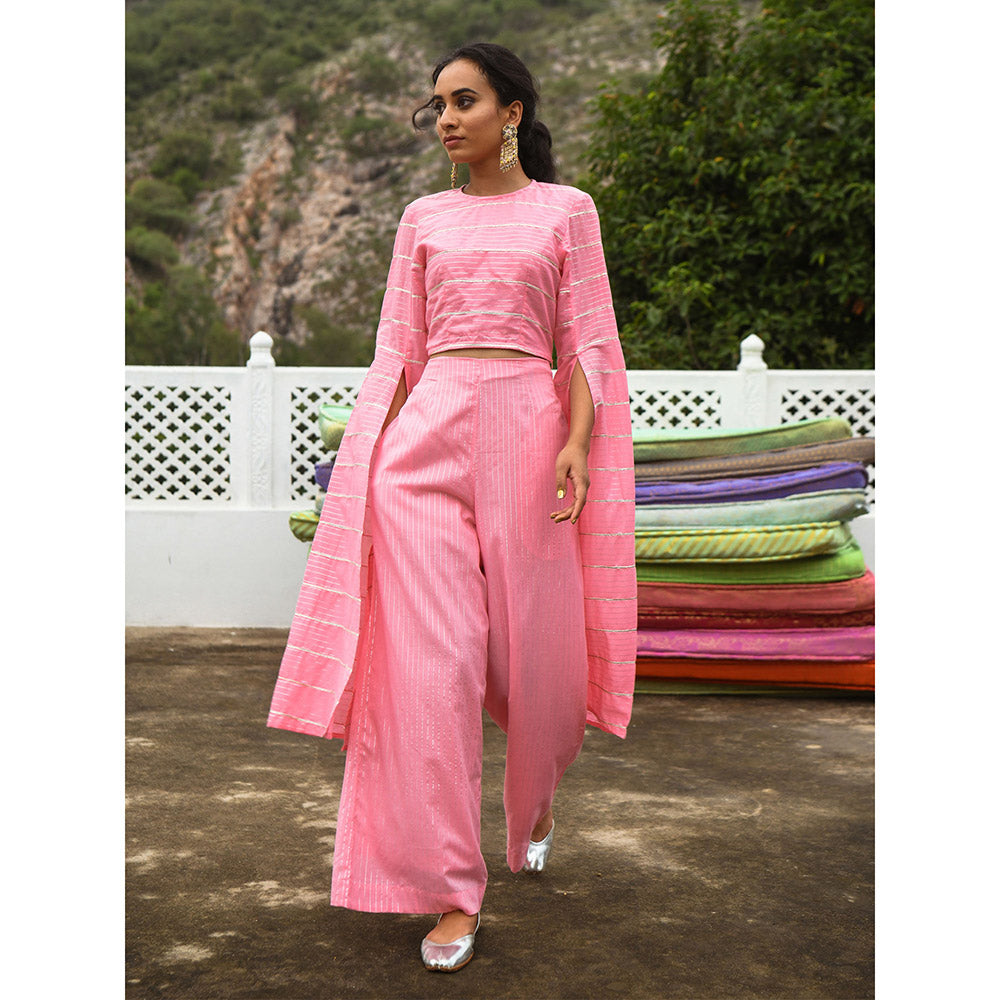 Gulaal Kaarik Pink Co-Ord (Set of 2)