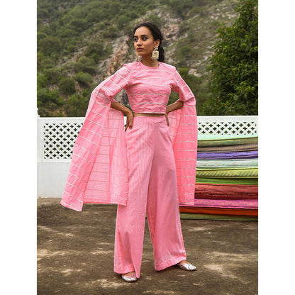 Gulaal Kaarik Pink Co-Ord (Set of 2)