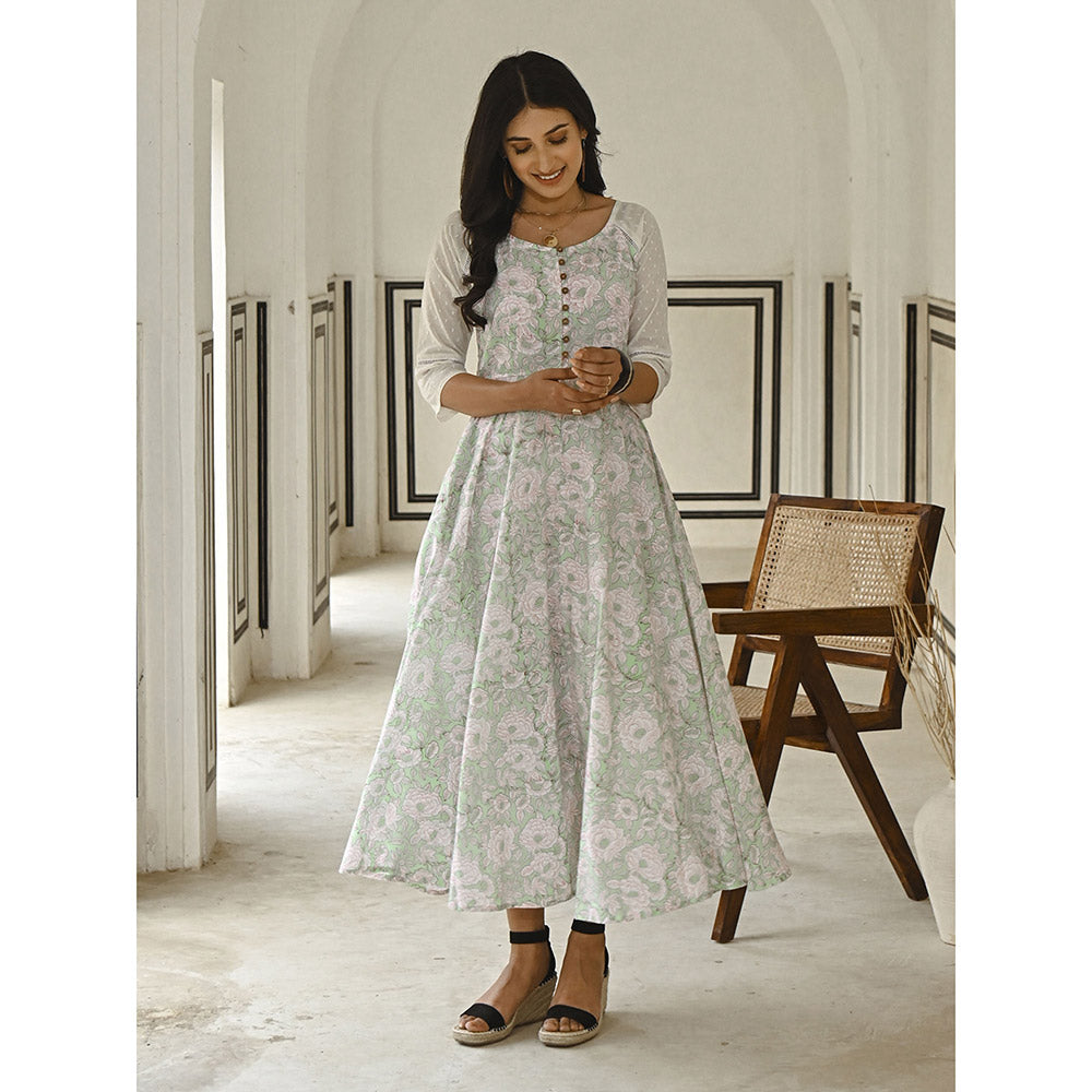 Gulaal Tropical Fit & Flare Dress