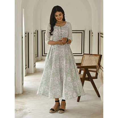 Gulaal Tropical Fit & Flare Dress