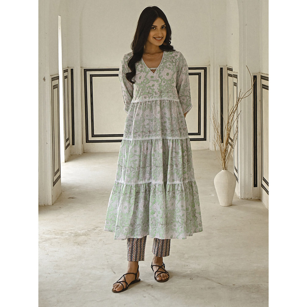 Gulaal Forest Kurta-Pants (Set of 2)