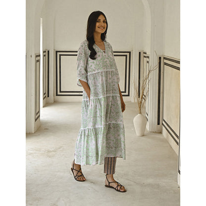 Gulaal Forest Kurta-Pants (Set of 2)