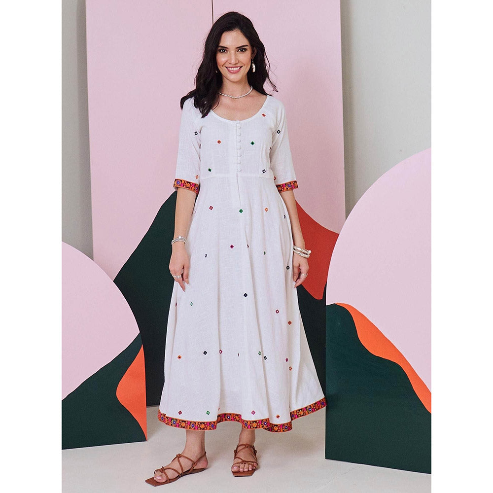 Gulaal Rani Mirror Work Maxi Dress