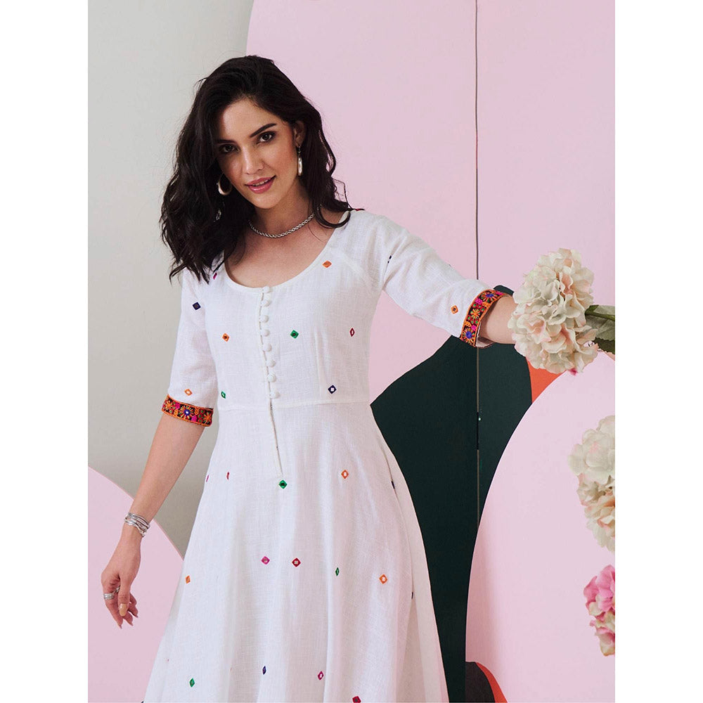 Gulaal Rani Mirror Work Maxi Dress
