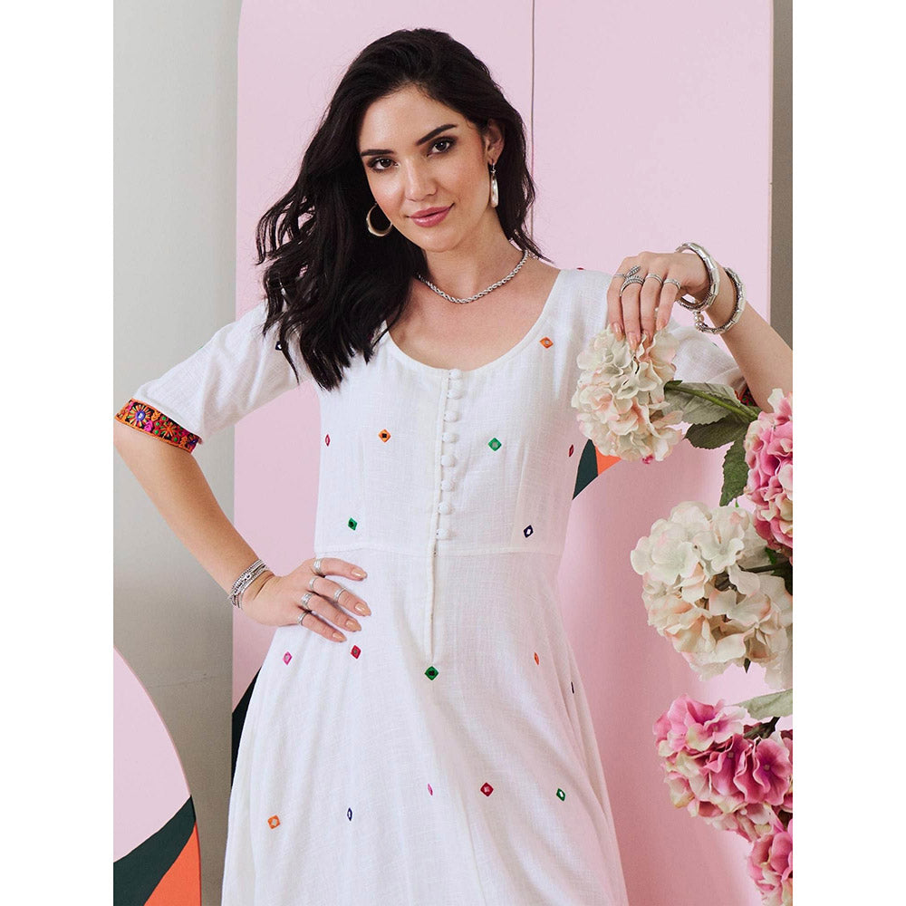 Gulaal Rani Mirror Work Maxi Dress