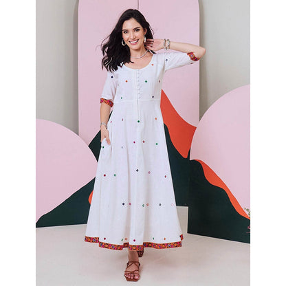 Gulaal Rani Mirror Work Maxi Dress
