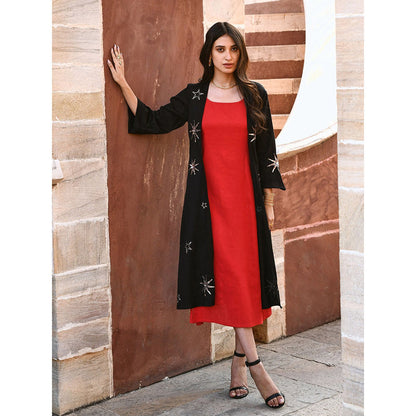 Gulaal Kashvi Star Black Sequin Jacket