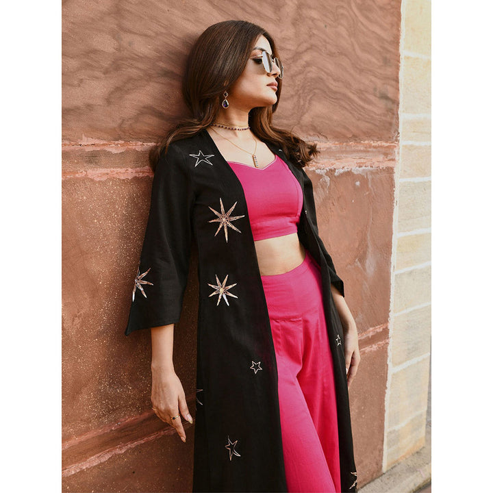 Gulaal Kashvi Star Black Sequin Jacket