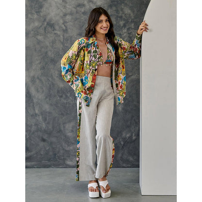 Gulaal Frida Pink Printed Co-Ord (Set of 2)