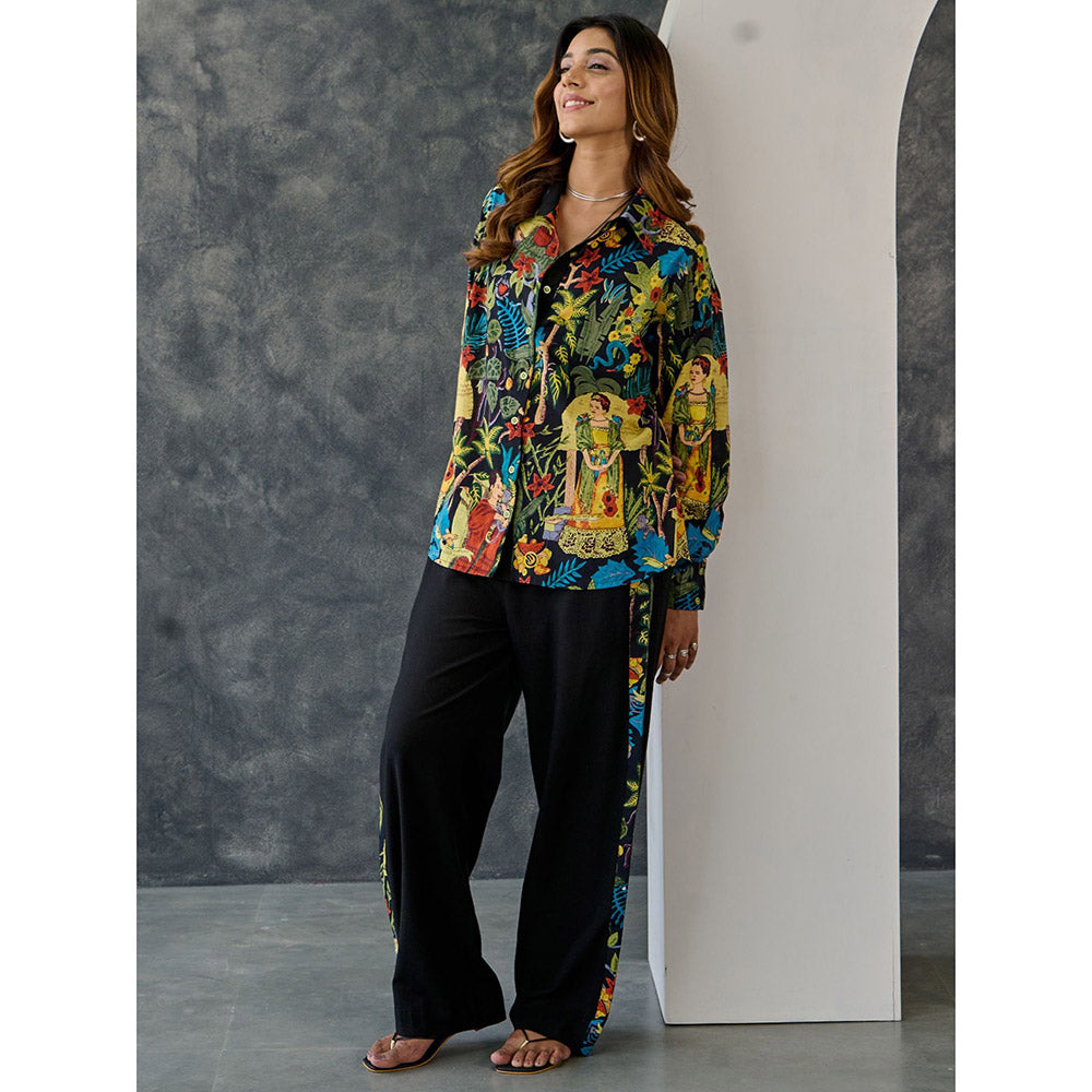 Gulaal Frida Black Printed Co-Ord (Set of 2)