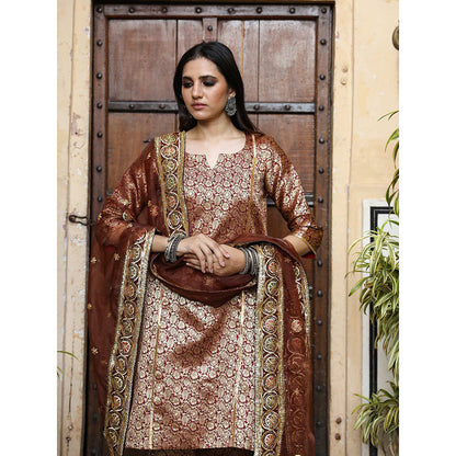 Gulabo Jaipur Abeer Brown (Set of 3)