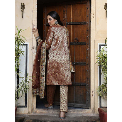 Gulabo Jaipur Abeer Brown (Set of 3)