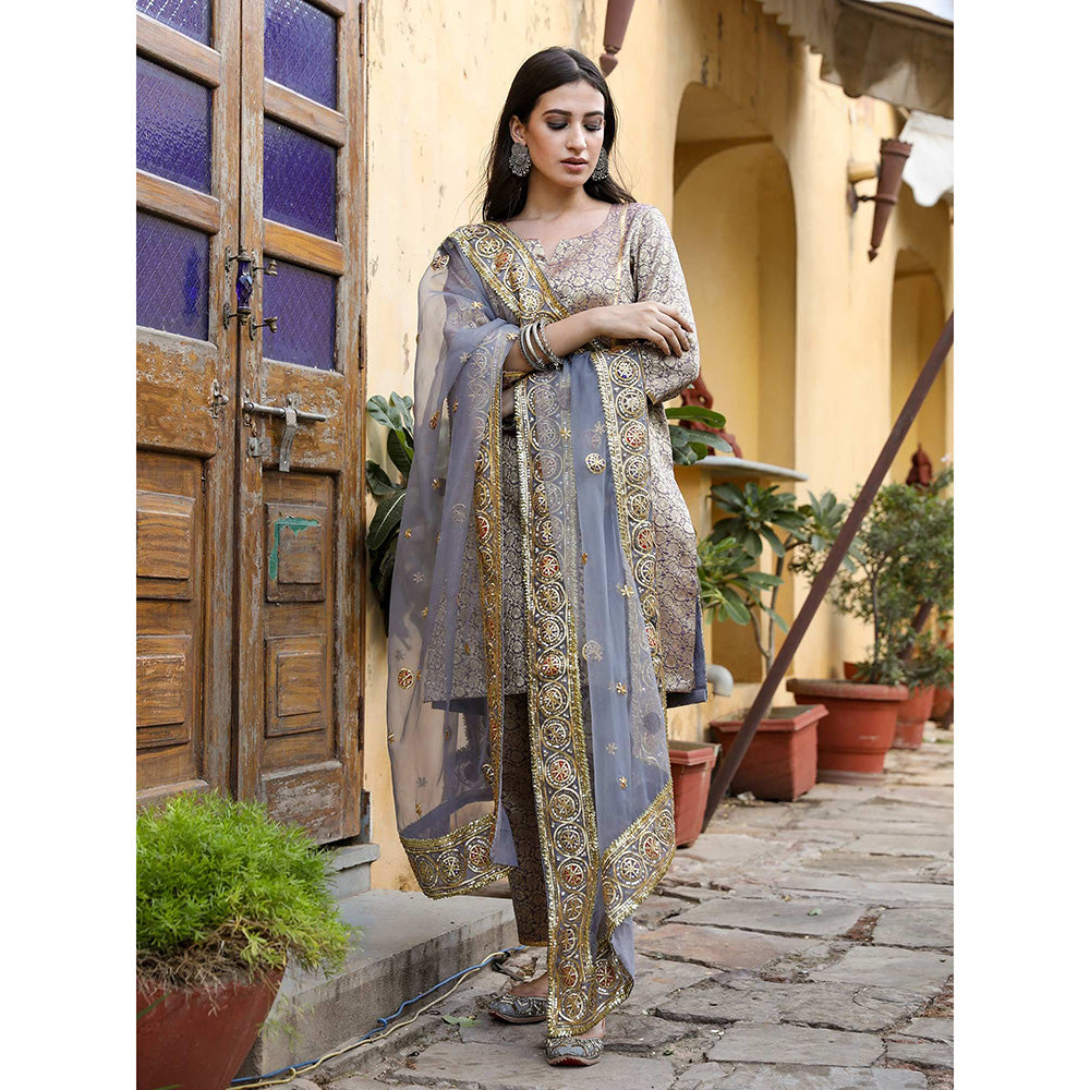 Gulabo Jaipur Abeer Grey (Set of 3)