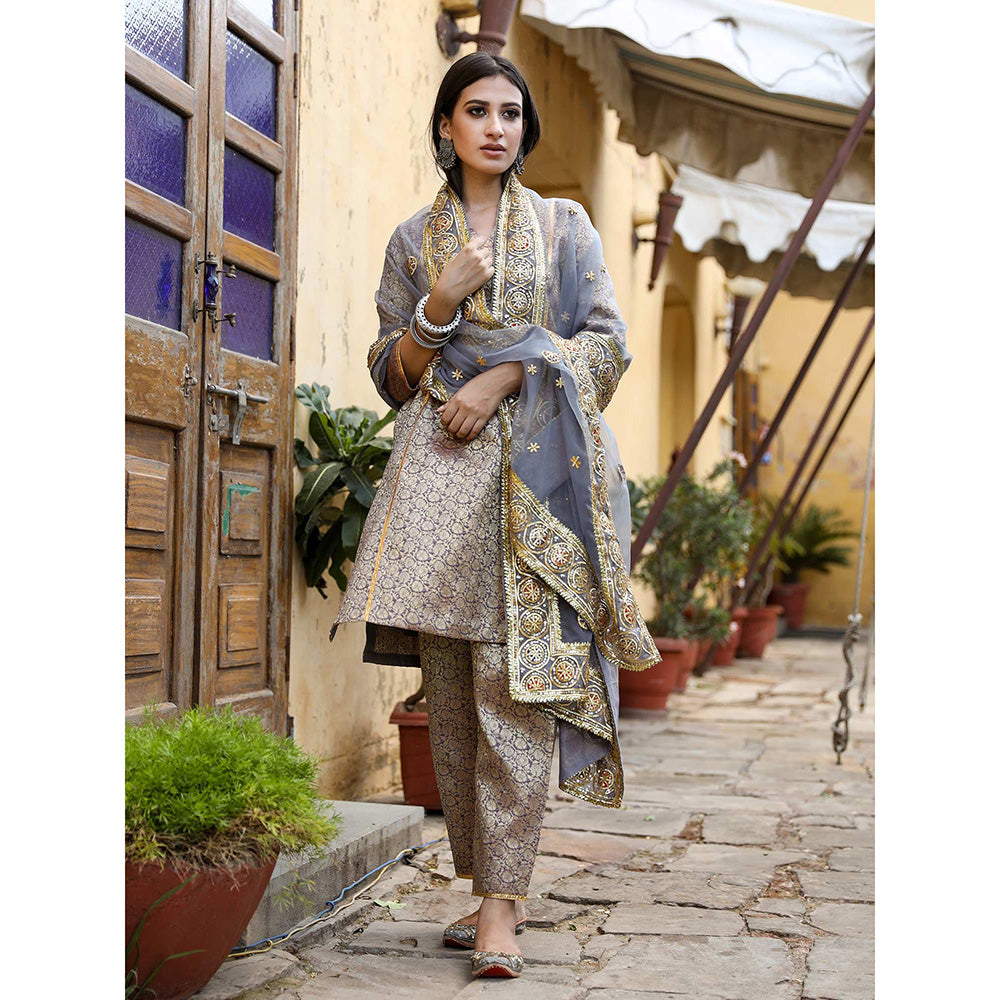 Gulabo Jaipur Abeer Grey (Set of 3)
