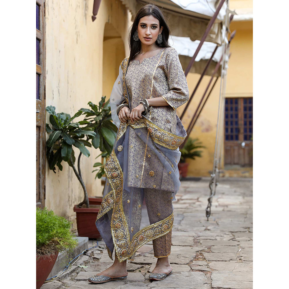 Gulabo Jaipur Abeer Grey (Set of 3)