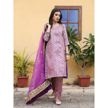 Gulabo Jaipur Abeer Purple (Set of 3)
