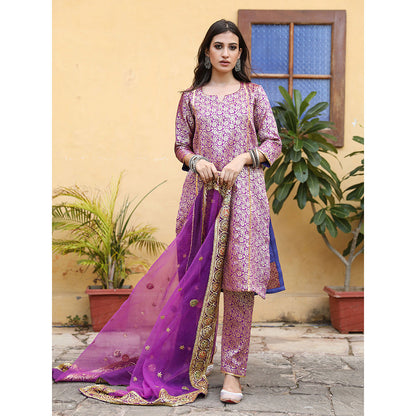 Gulabo Jaipur Abeer Purple (Set of 3)