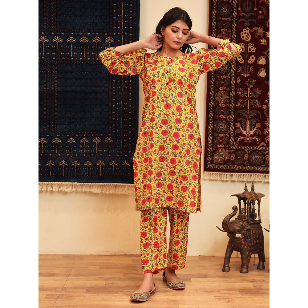 Gulabo Jaipur Alisha Yellow (Set of 2)
