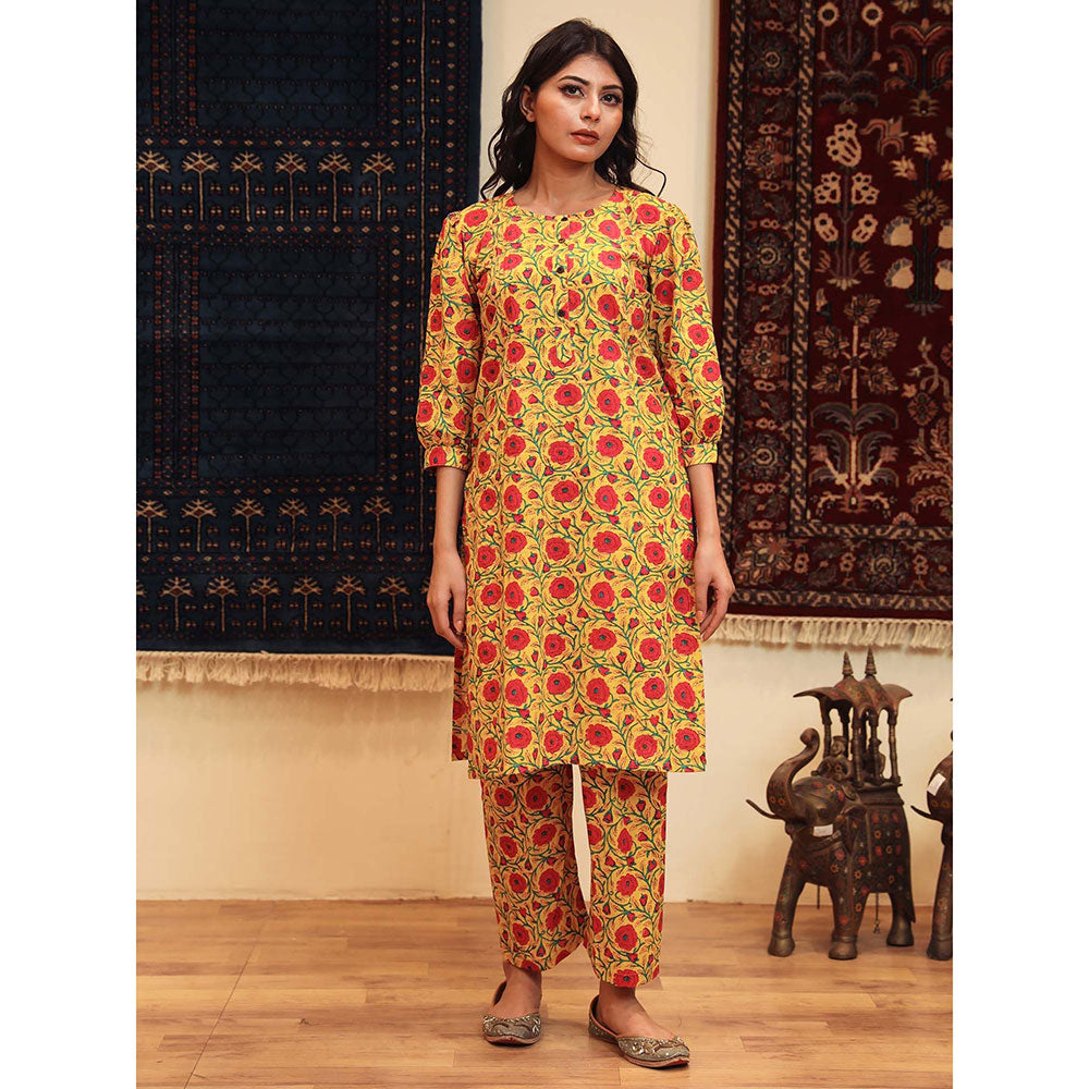 Gulabo Jaipur Alisha Yellow (Set of 2)