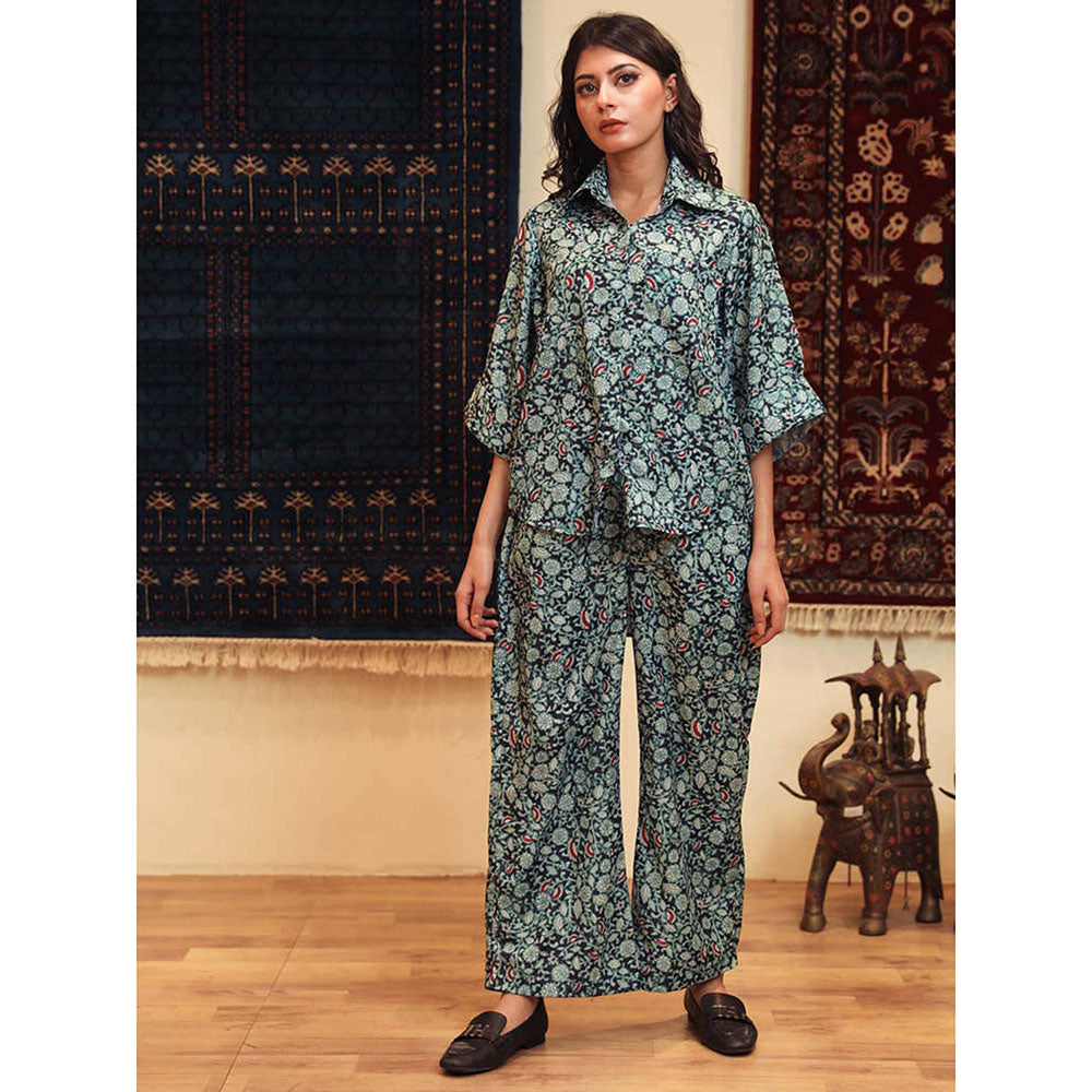 Gulabo Jaipur Anam Blue (Set of 2)