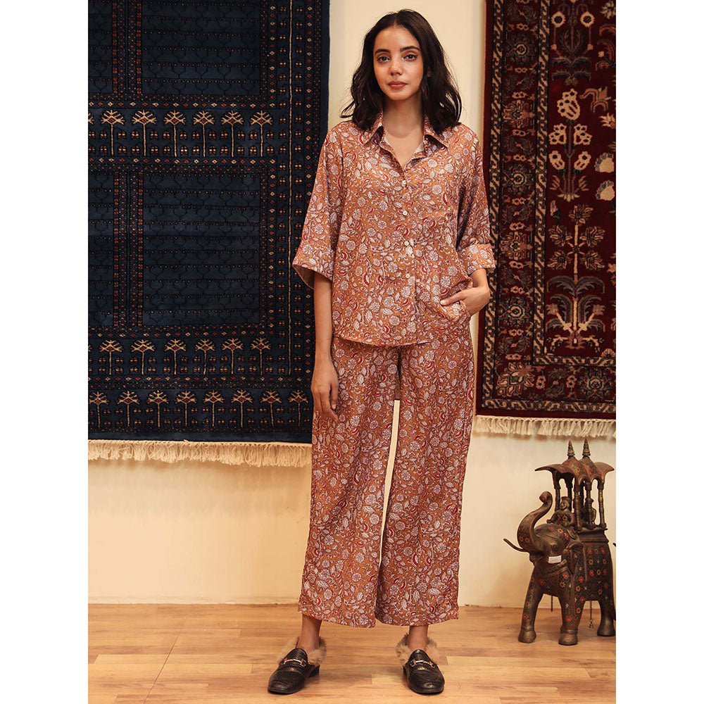 Gulabo Jaipur Anam Brown (Set of 2)