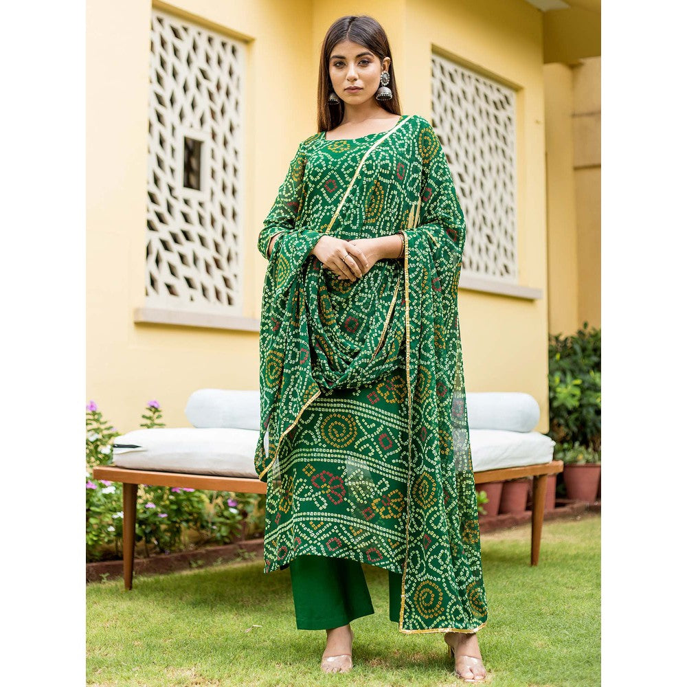 Gulabo Jaipur Naaz Green (Set of 4)