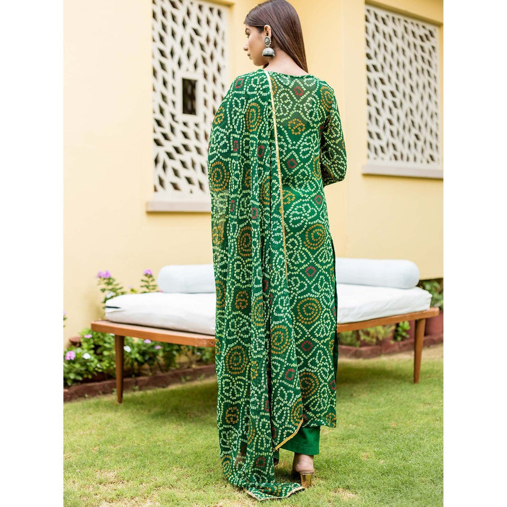 Gulabo Jaipur Naaz Green (Set of 4)