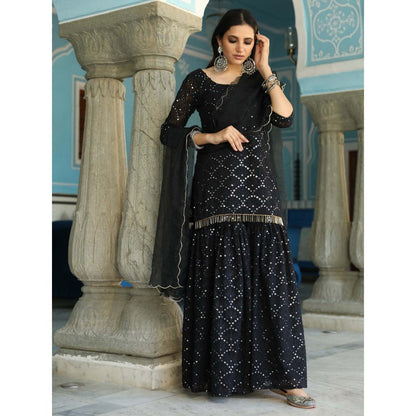 Gulabo Jaipur Raatrani Black (Set of 3)