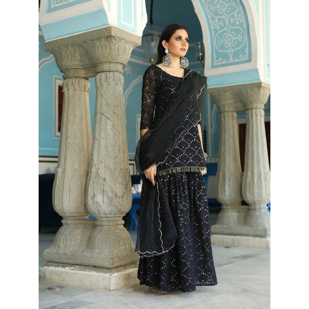 Gulabo Jaipur Raatrani Black (Set of 3)