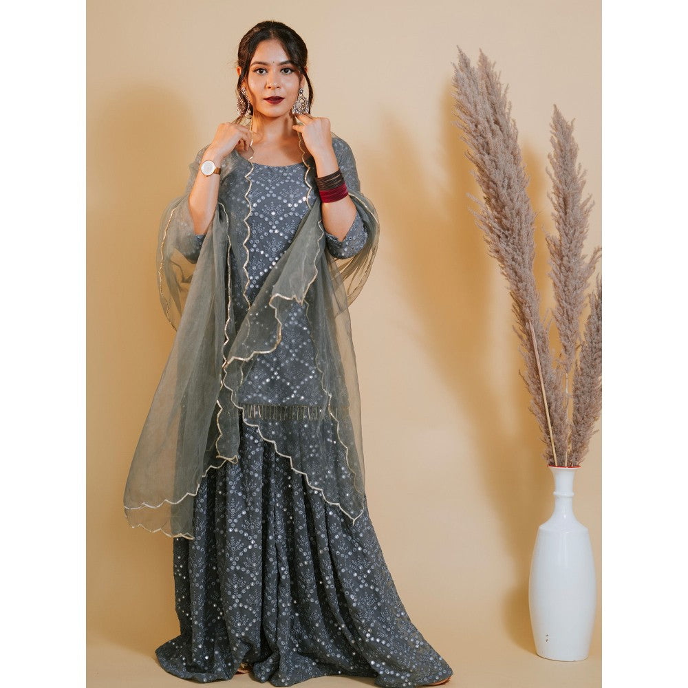 Gulabo Jaipur Raatrani Grey (Set of 3)