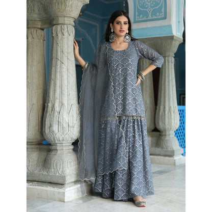 Gulabo Jaipur Raatrani Grey (Set of 3)