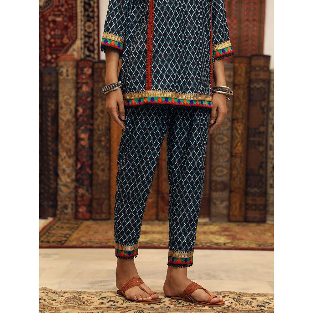 Gulabo Jaipur Abra Blue (Set of 2)