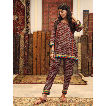 Gulabo Jaipur Abra Brown (Set of 2)